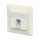 METZ CONNECT Anschlussdose E-DAT C6A IDC 1 Port UP reinwei