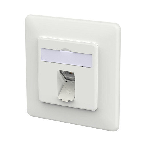 METZ CONNECT Anschlussdose E-DAT C6A IDC 1 Port UP verkehrswei
