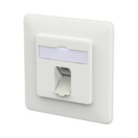 METZ CONNECT Anschlussdose E-DAT C6A IDC 1 Port UP...