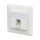 METZ CONNECT Anschlussdose E-DAT C6A IDC 1 Port UP verkehrswei
