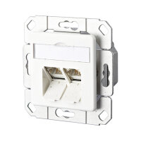 METZ CONNECT E-DAT C6A 2 Port UPk reinweiss