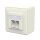 METZ CONNECT Anschlussdose E-DAT C6A LSA++ 2 Port AP reinwei
