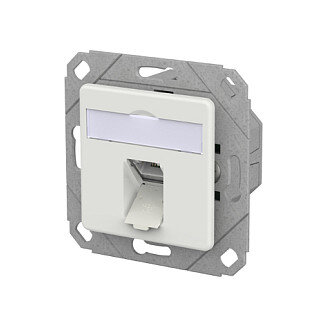 METZ CONNECT Anschlussdose E-DAT C6A LSA++ 1 Port UPk verkehrswei
