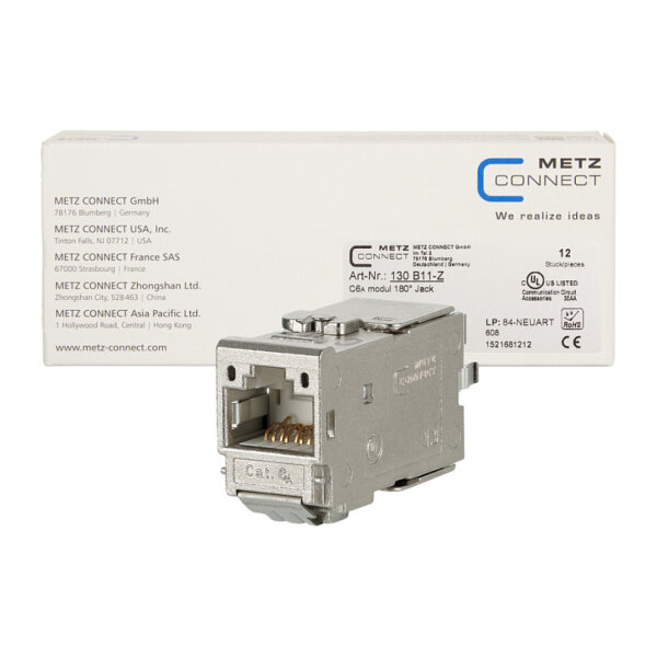 METZ CONNECT C6Amodul 180 Jack (VPE 12)