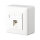 METZ CONNECT Anschlussdose Cat 6 E-DAT C6 8(8) AP LSA reinwei