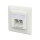 METZ CONNECT Anschlussdose E-DAT C6A LSA++ 2 Port UP verkehrswei