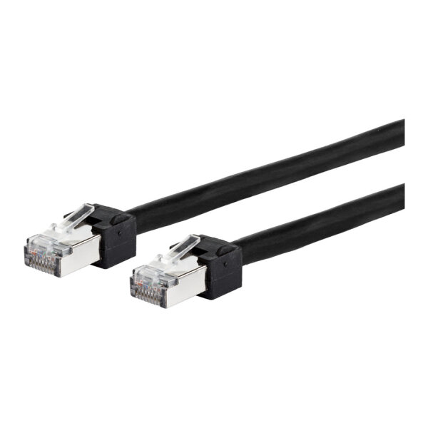 METZ CONNECT Patchkabel Cat.6 Ultraflex500 VoIP AWG 26 schwarz 1,0m