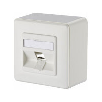 METZ CONNECT Keystone Anschlussdose AP 1 Port unbestuckt...