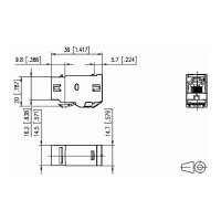METZ CONNECT BTR E-DAT Kupplung Modul/Keystone Kat.6 Class E
