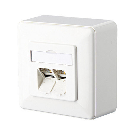 METZ CONNECT Anschlussdose Cat.6 E-DAT C6 8/8(8) AP reinwei