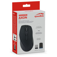 Speedlink Maus AXON. Leise & Antibakteriell mit Akku sw retail