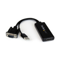 StarTech VGA auf HDMI Adapter mit USB-Audio &...