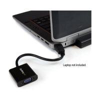 StarTech HDMI to VGA Adapter - 1080p - 1920 x 1080 - Black - HDMI Converter - VGA to HDMI Monitor Adapter