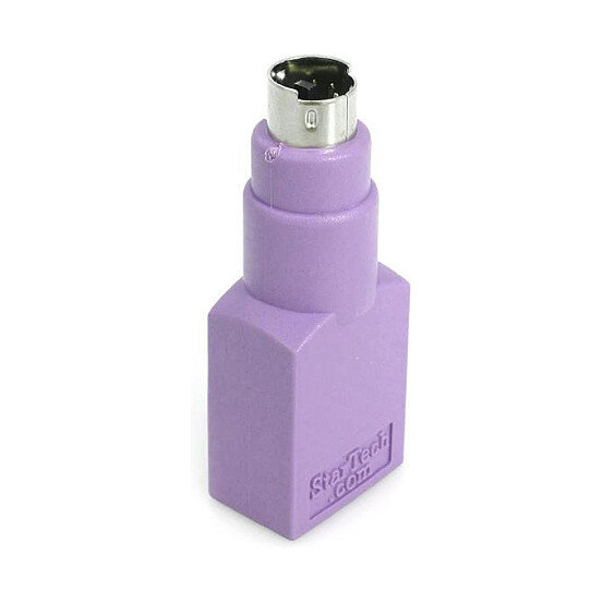 StarTech USB auf PS/2 Tastatur Adapter - Keyboard Adapter PS/2 6 pin Mini-DIN Stecker zu USB A 4 pin Buchse - Ersatzadap
