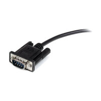StarTech 1m Black Straight Through DB9 RS232 Serial Cable - M/F