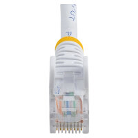 StarTech 45PAT1MWH 1m White Cat 5e Cable