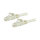 StarTech 3m Cat6 UTP RJ45 Gigabit Patchkabel Snagless - Cat 6 Netzwerkkabel mit Schutzmanschette - Cat.6 Patch-Kabel - Weiss