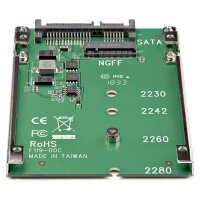 StarTech M.2 NGFF SSD to 2.5in SATA Adapter Converter