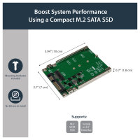 StarTech M.2 NGFF SSD to 2.5in SATA Adapter Converter