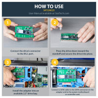 StarTech M.2 NGFF SSD to 2.5in SATA Adapter Converter