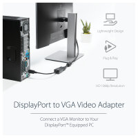 StarTech DisplayPort to VGA Video Adapter Converter