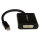 StarTech Mini DisplayPort to DVI Video Adapter Converter - Black Mini DP to DVI - 1920x1200