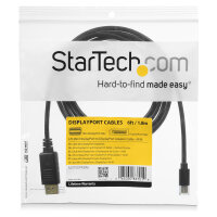 StarTech 10 ft Mini DisplayPort to DisplayPort 1.2 Adapter Cable M/M - DisplayPort 4k