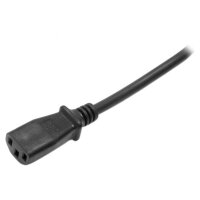 StarTech 1,8m Schuko Kaltgertestecker Stromkabel - CEE7 auf IEC320 C13 Netzkabel fr Computer