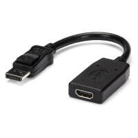 StarTech DisplayPort auf HDMI Video Adapter / Konverter - DP zu HDMI mit bis zu 1920x1200 - DP / HDMI Lnge 24cm St/Bu