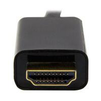 StarTech Mini DisplayPort to HDMI Converter Cable - 6 ft 2m - 4K