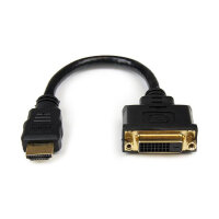 StarTech 8in HDMI to DVI-D Video Cable Adapter - HDMI...