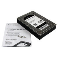StarTech 25SAT35HDD 6.35cm/2.5in to 8.89cm/3.5in SATA Hard Drive Converter Enclosure