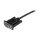 StarTech 2m Black DB9 RS232 Serial Null Modem Cable F/F