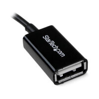 StarTech 5in Micro USB to USB OTG Host Adapter M/F