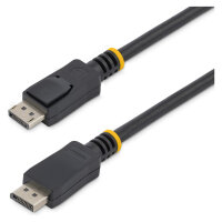 StarTech 0.5m Short DisplayPort 1.2 Cable with Latches...
