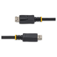 StarTech 0.5m Short DisplayPort 1.2 Cable with Latches M/M DisplayPort 4k