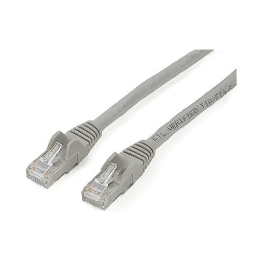 StarTech N6PATC2MGR 2m Gray Snagless Cat6 UTP Patch Cable - ETL Verified