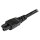 StarTech 2m 3 Prong Laptop Power Cord Schuko CEE7 to C5 Clover Leaf Power Cable Lead