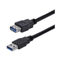 StarTech 1m Black SuperSpeed USB 3.0 Extension Cable A to...