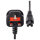 StarTech 1m Laptop Power Cord - 3 Slot for UK - BS-1363 to C5 Clover Leaf Power Cable Lead