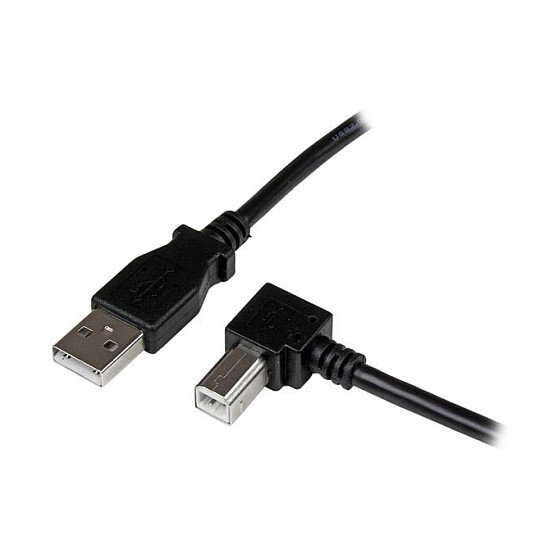 StarTech 1m USB 2.0 A to Right Angle B Cable - M/M