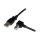 StarTech 1m USB 2.0 A to Right Angle B Cable - M/M
