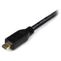 StarTech 0.5m High Speed HDMI Cable with Ethernet - HDMI to HDMI Micro - M/M