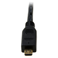 StarTech 0.5m High Speed HDMI Cable with Ethernet - HDMI to HDMI Micro - M/M