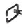 StarTech 1U Vertical Server Rack Cable Management D-Ring Hook - 2.2x3.9in 5.7x10cm
