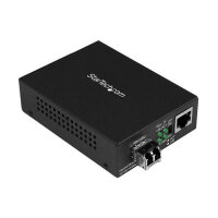 StarTech Unmanaged Gigabit Fiber Media Converter - MM/LC...