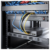 StarTech 1 HE verstellbarer Schwerlast Fachboden fr Server Rack/ Schrank bis 113 Kg - Fachboden Serverschrank 1HE belftet