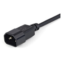 StarTech 1m Standard Computer Power Cord Extension - C14 to C13