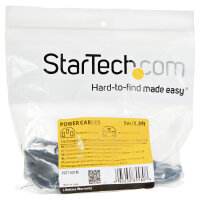 StarTech 1m Standard Computer Power Cord Extension - C14 to C13