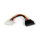 StarTech 6in SATA to LP4 Power Cable Adapter - F/M
